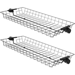 SoBuy Komplet 2 črnih kovinskih košar, (21338224) Cene