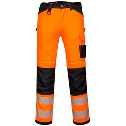 PORTWEST Radne pantalone HI-Vis PW303-PW3 rastegljive/ narandžasta/crna Cene