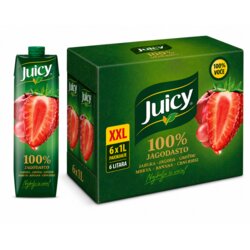 Juicy 100% jagoda, 6 x 1 l XXL Cene