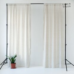Linen Tales Kremno bela prosojna zavesa 130x330 cm Daytime – Linen Tales Cene