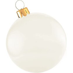 Ornamento bela kugla mala/ 45 cm 770107 Cene