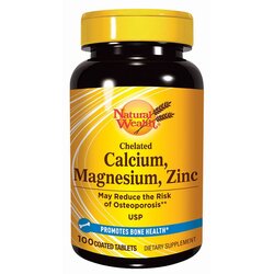 Natural Wealth helirani Calcijum Magnezijum Cink, 100 tableta Cene