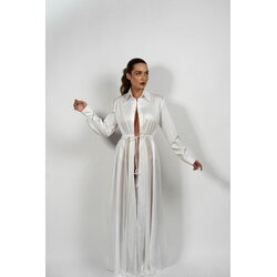 DEVI COLLECTION Ženski ogrtač Kely beli Cene