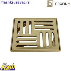 Profil M Podna rešetka ZLATNA 15x15 - PROFIL M - PMSQ-150BG Cene