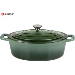 Alpina litoželezni lonec - posoda, 5l, zelena Cene