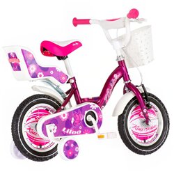Visitor LIL120 liloo 12" deč. bic. ljubičasta boja kontra 2020 EUR1 @ - dečiji bicikli Cene