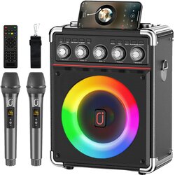 Oem Karaoke naprava, Dvojni mikrofon, Bluetooth povezljivost, 12 ur predvajanja, Dinamični svetlobni učinki, (5000113774) Cene