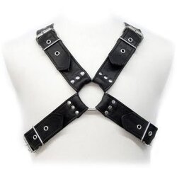 LEATHER BODY BUCKLES HARNESS Cene
