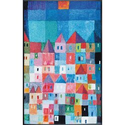 wash+dry PREDPRAŽNIK Colourful Houses 75/120 cm potiskano večbarvno Cene