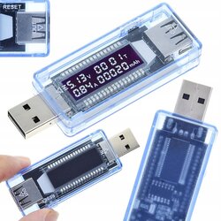 Rosfix Tester USB KEWEISI KWS-V20 – Woltmeter in Ampermeter z LCD | 4V–20V, 0–3A, Merjenje Energije, (22137146) Cene