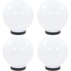 vidaXL LED okrogle svetilke 4 kosi krogle 20 cm PMMA, (20770067) Cene