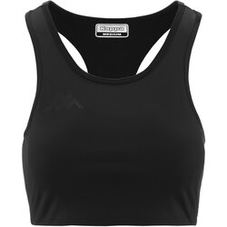 Kappa ženski sportski top ecir, crni Cene