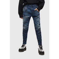 Diesel Jeans - FAYZAZIPNE Sweat jeans dark blue Cene