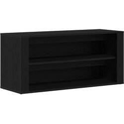 vidaXL klupa za cipele crni hrast 100x35x45 cm inženjerski drvo Cijene