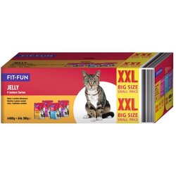 FITFUN žele 4 okusa Multipack 44x100 g Cene