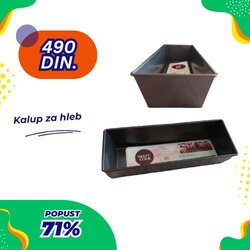 Zotrix Karbonski kalup za hleb i razne poslastice Cene