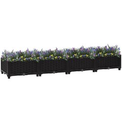 vidaXL povišena gredica 160 x 40 x 23 cm od polipropilena Cijene