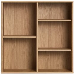 Hammel Furniture Viseća biblioteka u dekoru hrasta u prirodnoj boji 70x70 cm Mistral – Cene