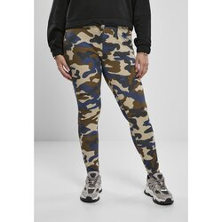 Urban Classics ladies high waist camo tech leggings summerolive camo Cene