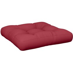 vidaXL Blazina za kavč iz palet vinsko rdeča 60x60x12 cm, (21416307) Cene
