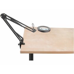 Extol LED prigušiva stona lampa sa povećalom LED/8W/5V 2900/4500/7500K crna Cene