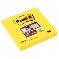 3m Blok samolepilnih lističev Post-it 654-S, 76 x 76 mm, rumen Cene