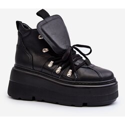 Kesi Zazoo Leather Women's Sports Shoes Black Cijene