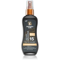 Australian Gold Instant Bronzer zaščitno pršilo za sončenje z bronzerjem SPF 15 100 ml Cene