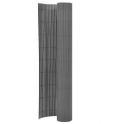 vidaXL Dvostranska vrtna ograja 110x300 cm siva Cene