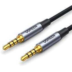 Aux kabel mini jack 3,5 mm (muški) - 3,5 mm mini jack (muški) 2 m - Crna KP15002 Cene