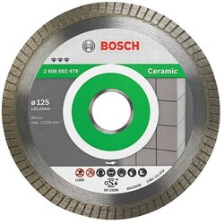 Bosch Dijamantna rezna ploča Best for Ceramic Extra Clean Turbo (Promjer: 125 mm, Provrt: 22,23 mm, Prikladno za: Porculan) Cijene