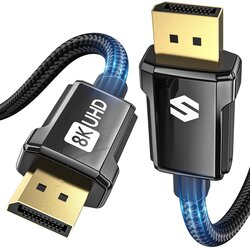 SILKLAND display port 1.4 kabel 5 m – 8K uhd, 4K 144Hz, 2K 240Hz, hdr, g-sync & freesync odprta embalaža Cene