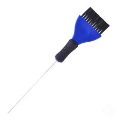 Kist za bojenje kose Wanda s metalnom iglicom Široki 6 cm – Plavi (N) Cene