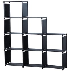 Herzberg HG-03350 modularni stalak za pohranu s 9 polica 125 x 125 cm Cene