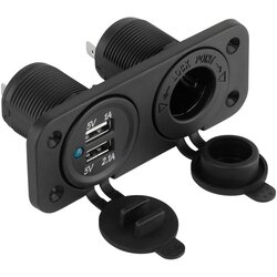 Peiying Ugradni auto punjač 2xUSB 3.1A sa utičnicom upaljača PY-CHR0002 Cene
