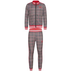 Lonsdale Muška trenerka - komplet 117343-White/Black/Red Cene