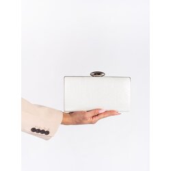 Shelvt classic small silver clutch bag Cene