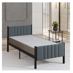 Hanah home Ram za krevet Lotus, 100x200 cm, Antracit Cijene