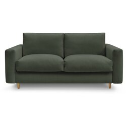 Bobochic Paris Zelena sedežna garnitura za spanje/raztegljiva 200 cm Cocoone – Cene