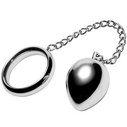 Metal Hard METALHARD COCK RING 45MM + CHAIN BEAD Cene