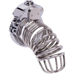 Stainless steel cock cage 1 Kavez za penis Advanced Locking Mechanism Cene
