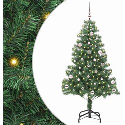 vidaXL Božićno drvce s 150 LED svjetlima s stalakom Zelena 150 cm PVC Cijene