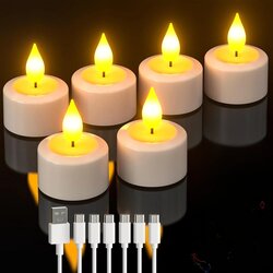 SOULBAY 6x polnilne LED čajne svečke USB-C Cene