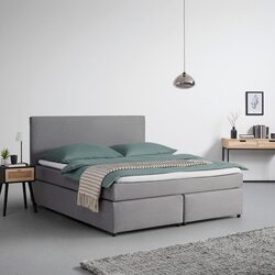 Bessagi Home Postelja Boxspring Florinda, Siva, Z Nadvložkom, 180x200 Cene