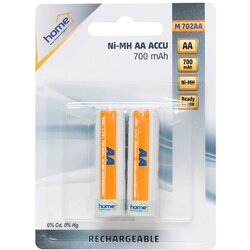Home Baterija punjiva AA, 700mAh, NiMh, blister 2 kom - M 702AA Cijene