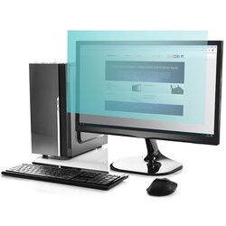 Qoltec 51049 Anti Blue Light Filter 27 | 16:9 | Eye protection | Anti Glare Cene