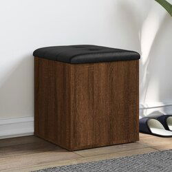 vidaXL Klupa za pohranu boja hrasta 42x42x45 cm od konstruiranog drva Cijene