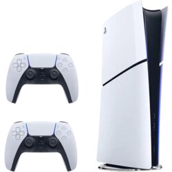 Sony playstation PS5 825GB slim digital + 2 x dualsense white Cene