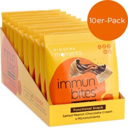 Moments by biogena immun bites 'Salted Peanut-Chocolate-Cream' - 10 x 30 g Cene