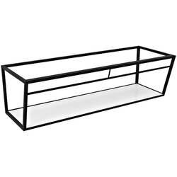Sapho bijelo/crno metalno zidno postolje ispod umivaonika 218x40 cm aruba – Cene